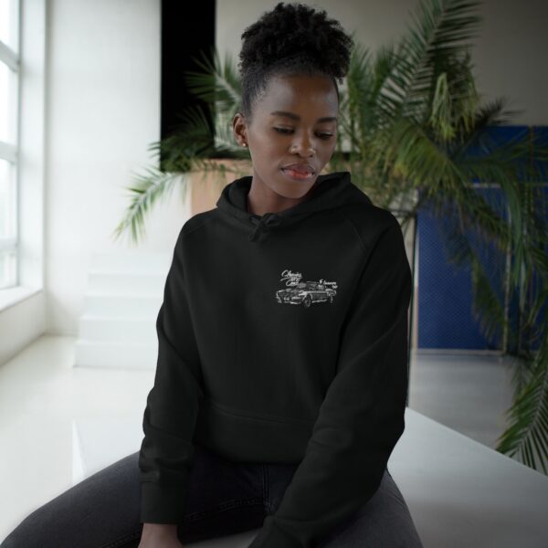 Woman in black Classics for a Cause hoodie