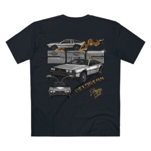Rear view of Classics for a Cause black t-shirt