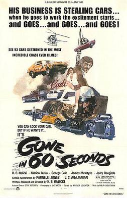 Gone in 60 Seconds 1974 Movie Poster