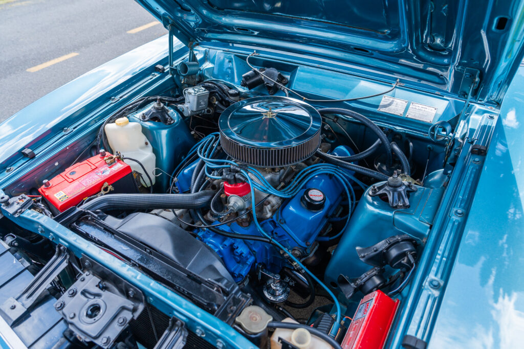 1976 Ford XB HORN GT engine bay