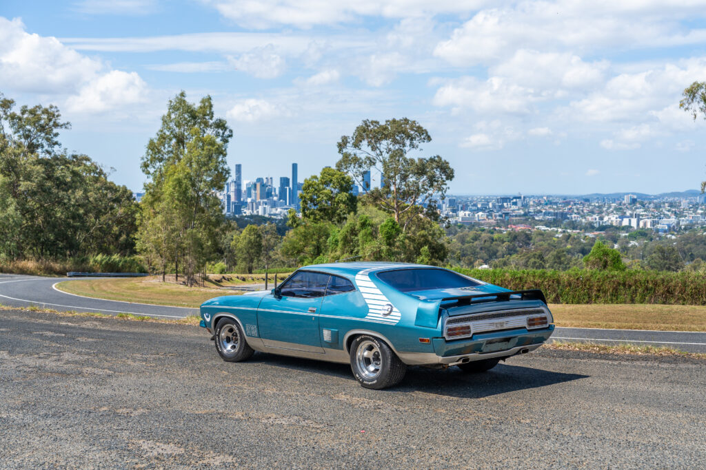 1976 Ford XB HORN GT rear view